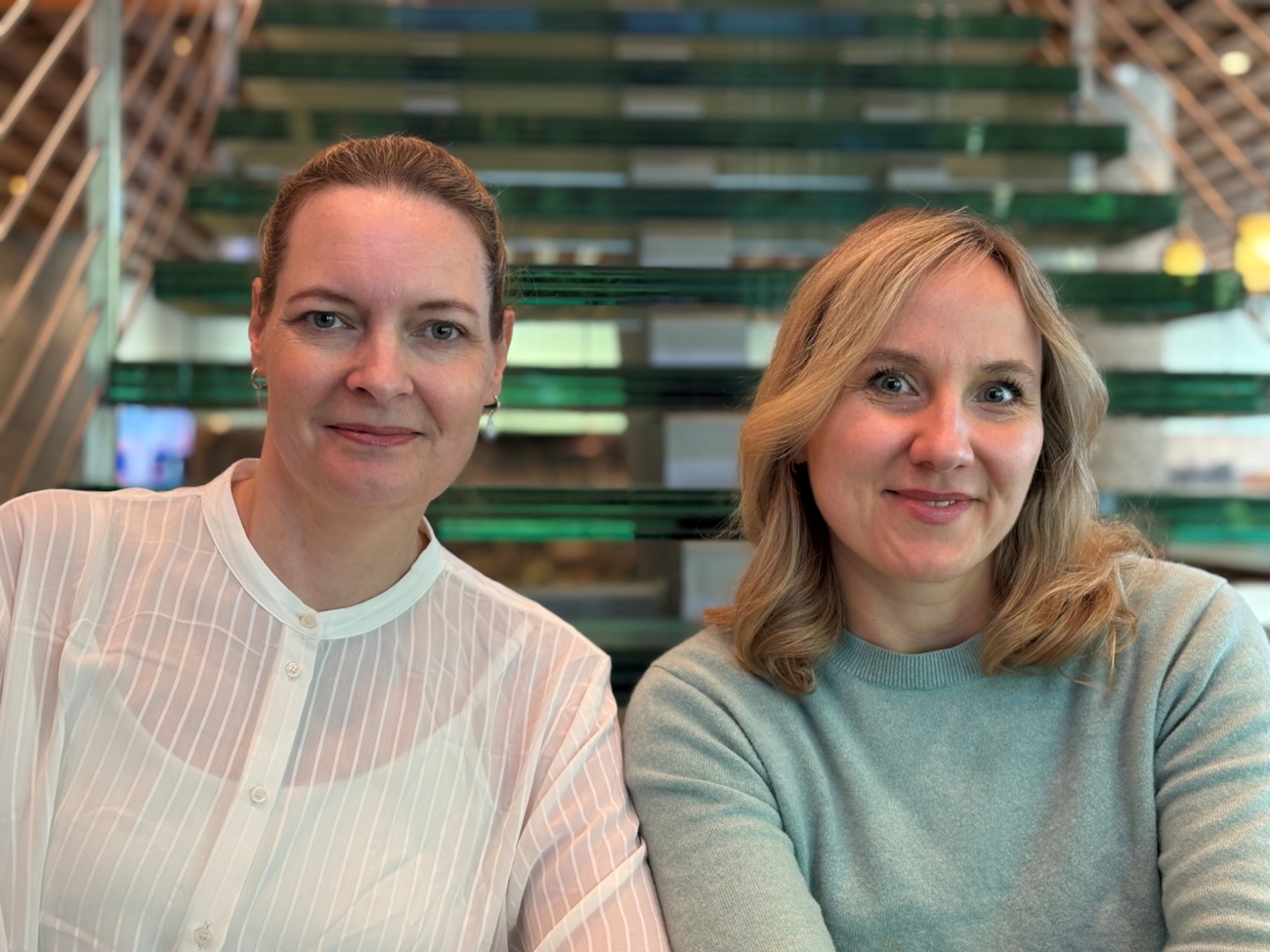 Konstituert administrerende direktør Tina Sletbak-Akerø og teknisk fagsjef Monika Ulimoen i Treindustrien