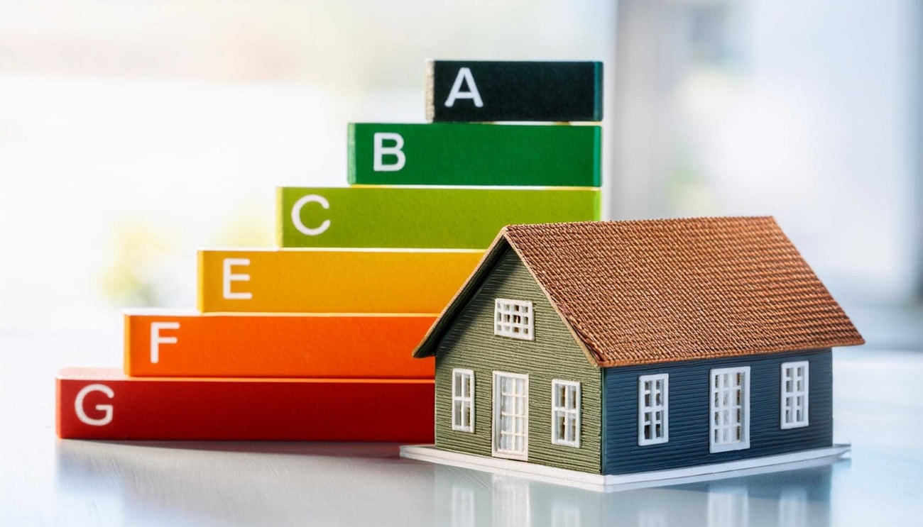 Illustrasjon energieffektivisering i bygg