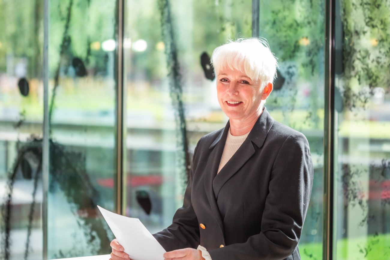 Heidi Finstad, administrerende direktør i Treindustrien