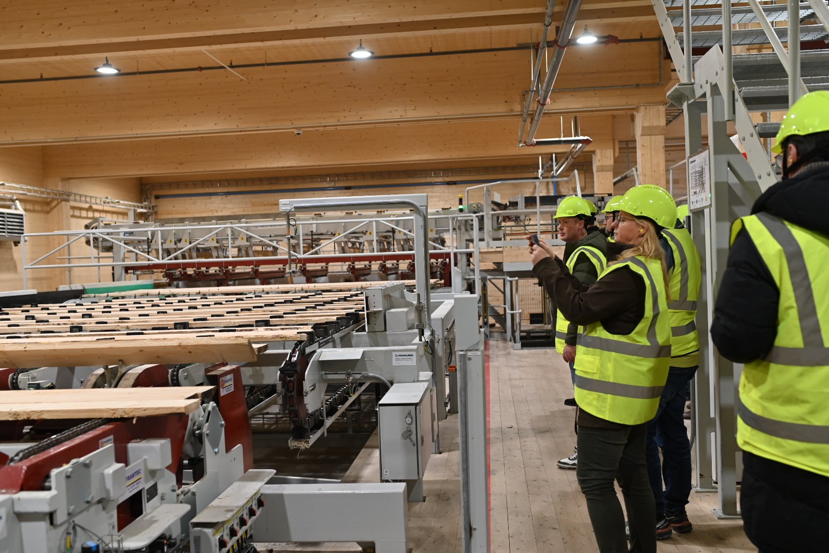 Fra besøk hos Bergene Holm 