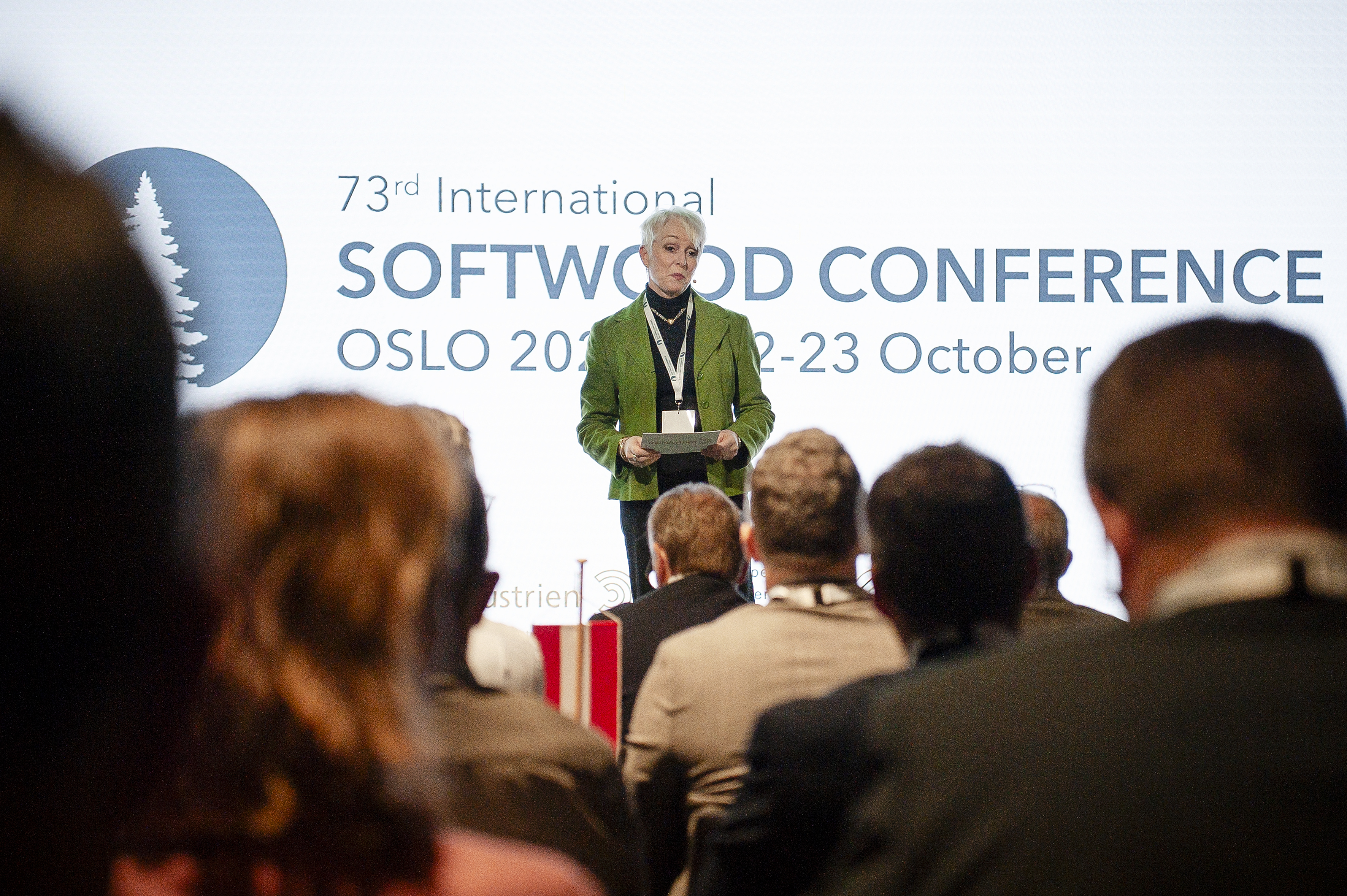 Treindustriens adm. dir Heidi Finstad åpnet konferansen